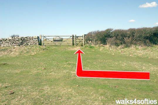Walk direction photograph: 12 for walk Dancing Ledge, Durlston, Dorset, South West England.