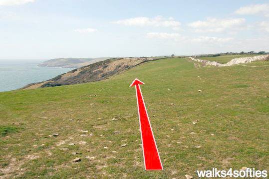 Walking direction photo: 21 for walk Dancing Ledge, Durlston, Dorset, Jurassic Coast.