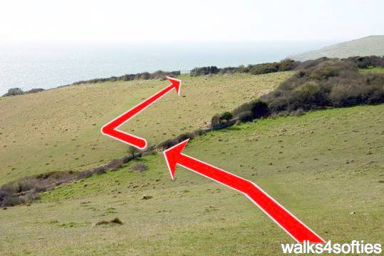 Walking direction photo: 27 for walk Dancing Ledge, Durlston, Dorset, Jurassic Coast.