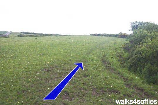 Walking direction photo: 5 for walk Limekiln Hill, West Bexington, Dorset, Jurassic Coast.