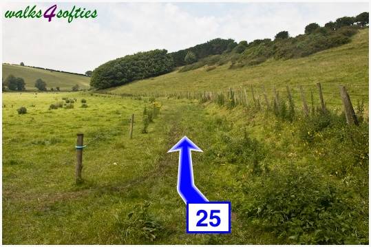 Walking direction photo: 25 for walk Maiden Castle, The Brewers Arms, Martinstown, Dorset.